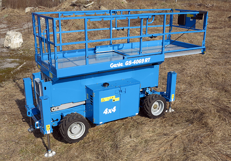 Sakselift diesel arb.h <15m støttebein